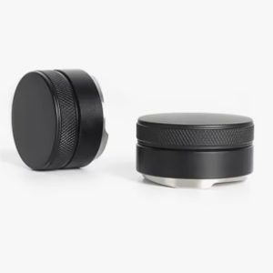 Distribuidor de café de color negro